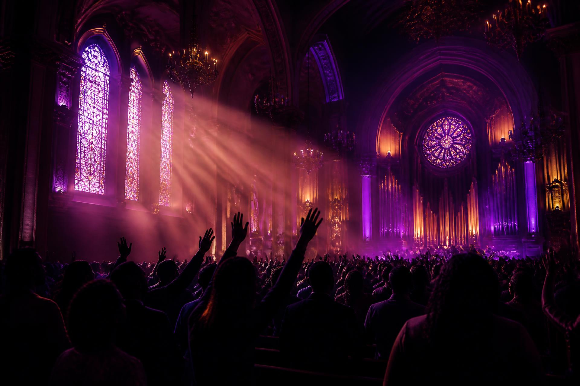 Light falling through the sanctuary of a UFCCM affiliate church